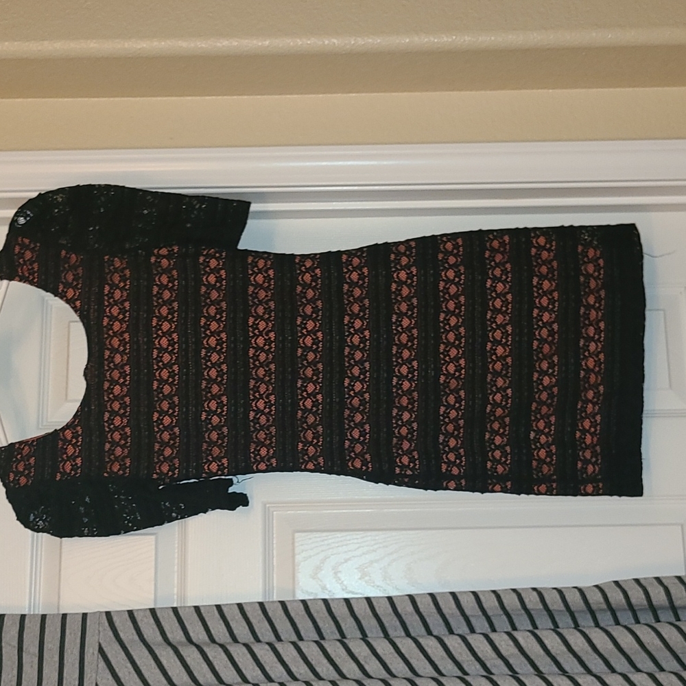 Black tight lace Dress
